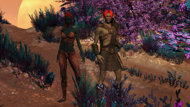 Обои картинки фото 3д графика, эльфы , elves, фон, взгляд, девушки