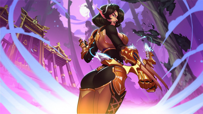 Обои картинки фото видео игры, paladins