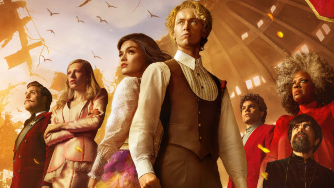 Обои картинки фото the hunger games,  the ballad of songbirds and snakes ,  2023 , кино фильмы,  the ballad of songbirds and snakes, голодные, игры, баллада, о, змеях, и, певчих, птицах, фантастика, боевик, триллер, драма, военный, постер, rachel, zegler, peter, dinklage, viola, davis