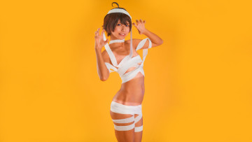 обоя девушки, - креатив,  косплей, hitsuji, negoto