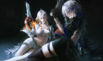 Картинка аниме wuthering+waves девушки