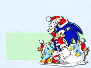 Картинка christmas sonic мультфильмы