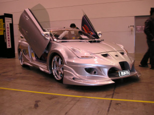 Картинка silver celica v3 автомобили toyota