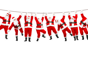 Картинка праздничные дед мороз