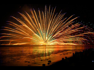 Картинка разное салюты фейерверки