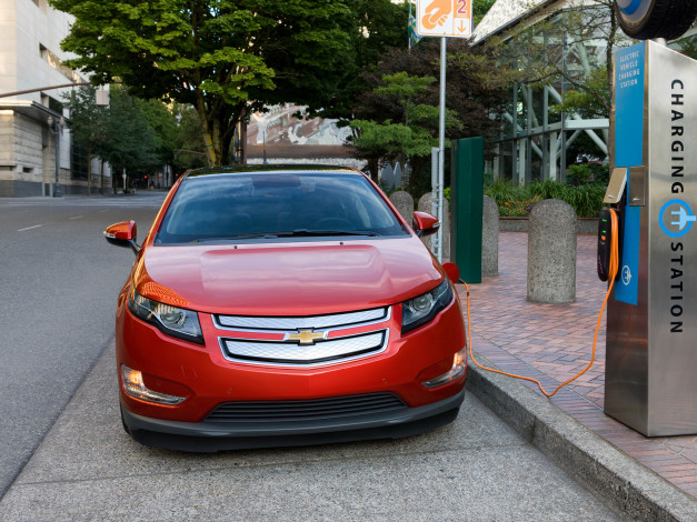 Обои картинки фото volt, 2010, автомобили, chevrolet