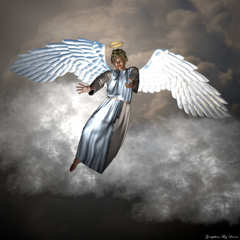 Обои картинки фото 3д, графика, angel, ангел
