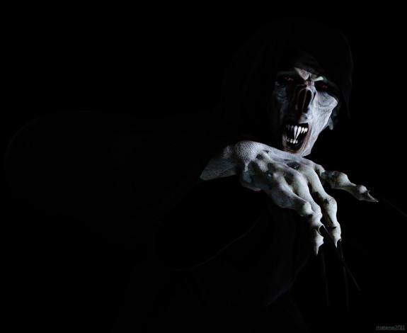 Обои картинки фото 3д, графика, creatures, существа, фон, тёмный, существо