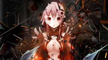 Картинка аниме guilty crown yuzuriha inori девочка