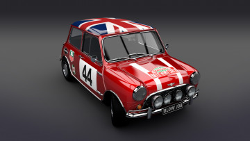 обоя автомобили, 3д, mini, 67, se, monte, carlo, cooper