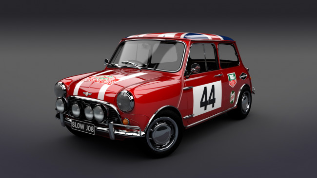 Обои картинки фото автомобили, 3д, 67, se, cooper, monte, carlo, mini