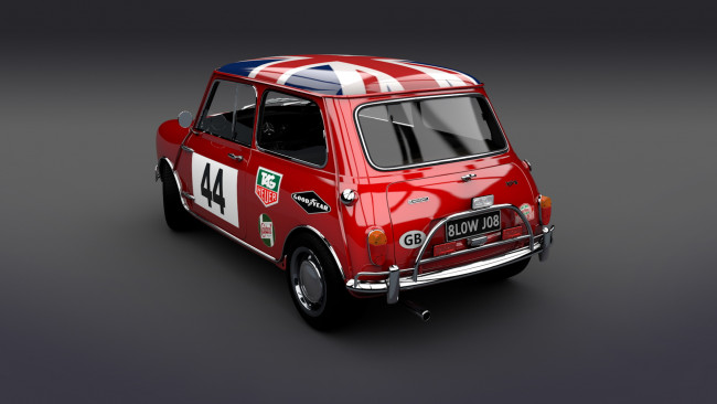 Обои картинки фото автомобили, 3д, monte, carlo, 67, se, mini, cooper