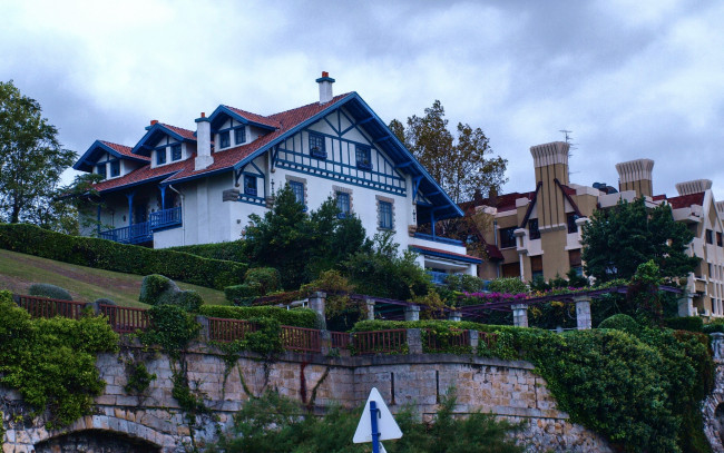 Обои картинки фото испания, страна, басков, гечо, города, здания, дома, ландшафтный, пейзаж