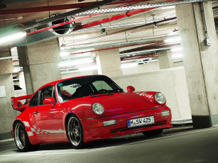 Картинка автомобили porsche 911 red