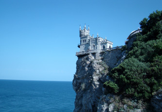 обоя города, ласточкино гнездо , украина, замок