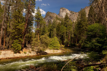 Картинка yosemite+national+park природа реки озера лес горы река