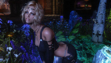 обоя 3д графика, fantasy , фантазия, взгляд, девушка