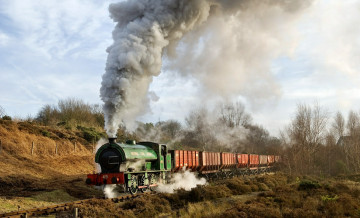 Картинка техника паровозы рельсы паровоз дорога железная вагонетки
