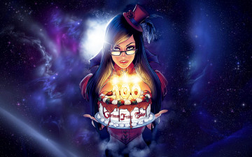 Картинка фэнтези вампиры торт свечи