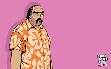 Картинка grand+theft+auto++vice+city видео+игры grand+theft+auto +vice+city усы мужчина
