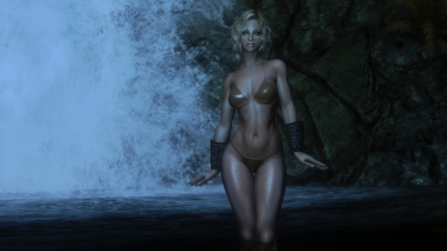 Обои картинки фото 3д графика, people , люди, бикини, девушка
