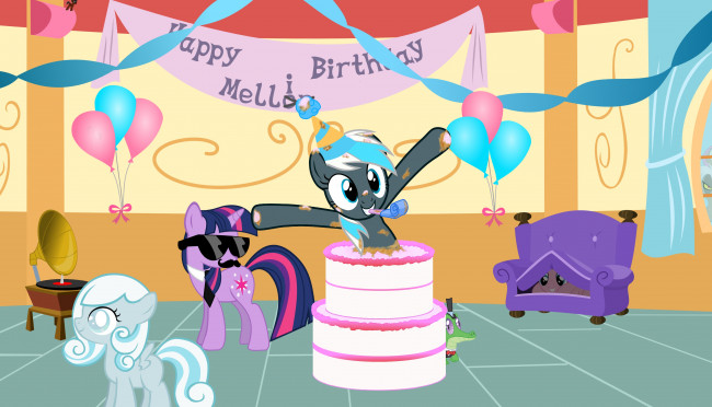 Обои картинки фото векторная графика, пони