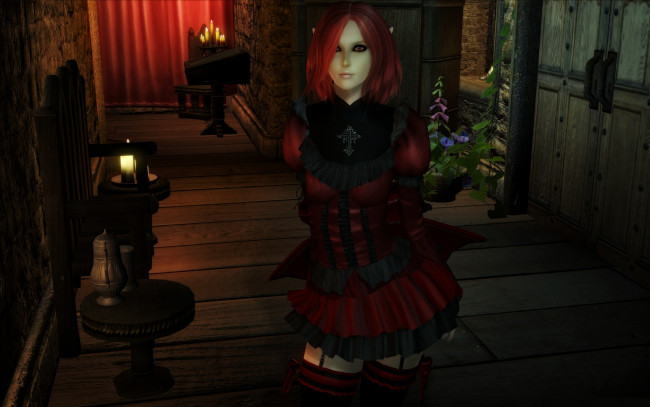 Обои картинки фото 3д графика, elves , эльфы, свечи, эльфийка