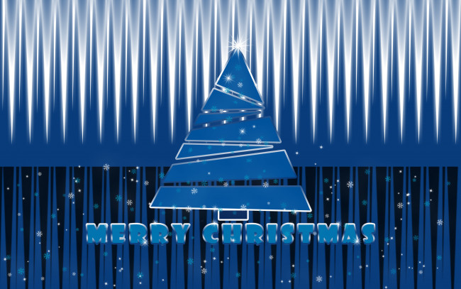 Обои картинки фото праздничные, векторная графика , новый год, снежинки