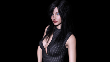 Картинка 3д+графика люди+ people фон взгляд девушка