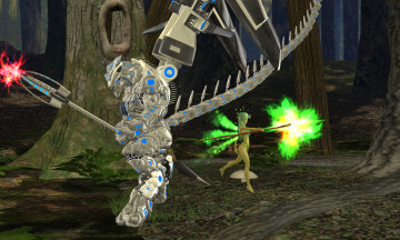 Картинка 3д+графика эльфы+ elves робот магия взгляд эльфийка