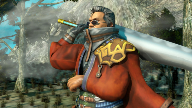 Обои картинки фото 3д графика, фантазия , fantasy, мужчина, меч, взгляд