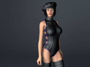 Картинка 3д+графика люди+ people фон взгляд девушка