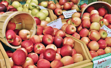 Картинка еда Яблоки яблочки