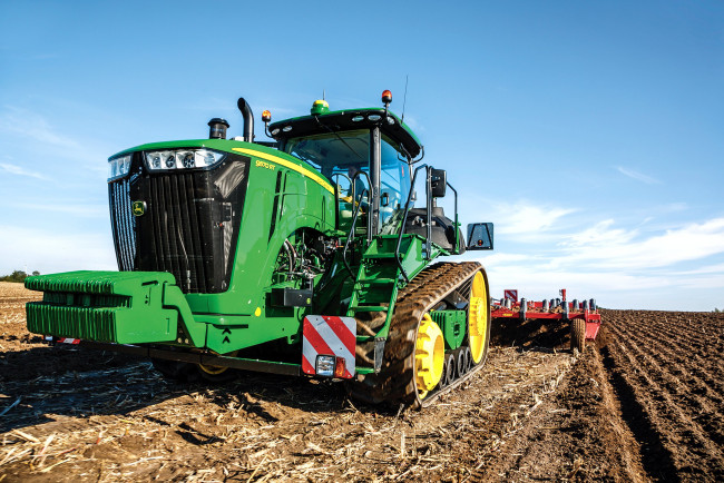 Обои картинки фото техника, тракторы на гусенецах, john, deere