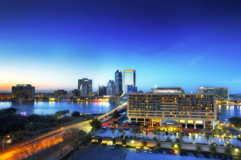 обоя jacksonville,  florida, города, джексонвилл , сша, небоскребы, панорама