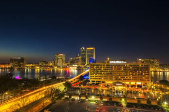 Картинка jacksonville +florida города джексонвилл+ сша панорама небоскребы