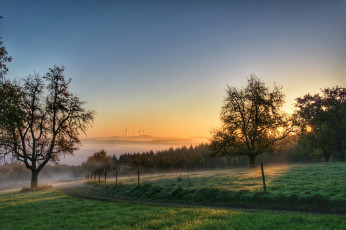 Картинка природа восходы закаты простор