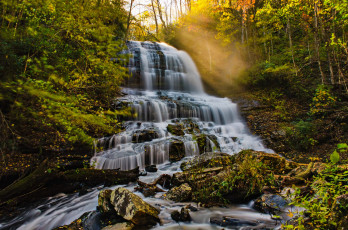 Картинка природа водопады простор