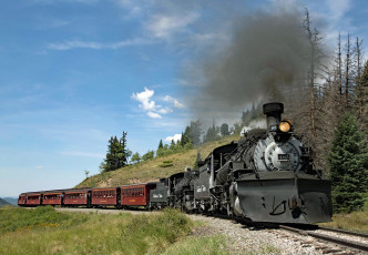 обоя техника, паровозы, локомотив, состав