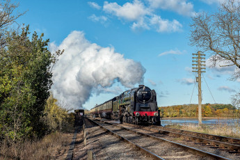 Картинка техника паровозы локомотив состав