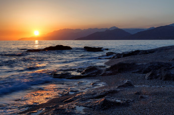 Картинка природа восходы закаты простор