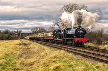 Картинка техника паровозы локомотив состав