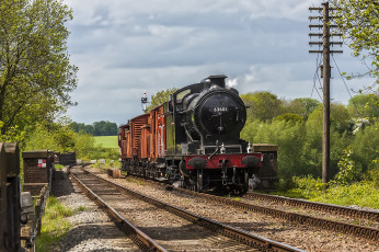 Картинка техника паровозы локомотив состав