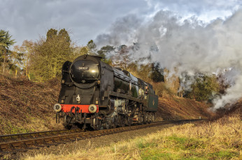 Картинка техника паровозы локомотив состав