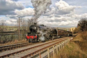 Картинка техника паровозы локомотив состав