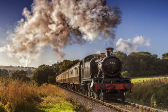 Картинка техника паровозы локомотив состав