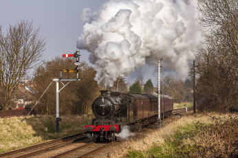 Картинка техника паровозы локомотив состав