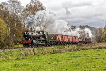 Картинка техника паровозы локомотив состав