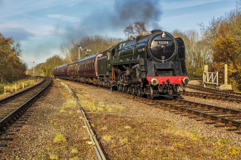 Картинка техника паровозы локомотив состав