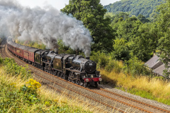 Картинка техника паровозы локомотив состав
